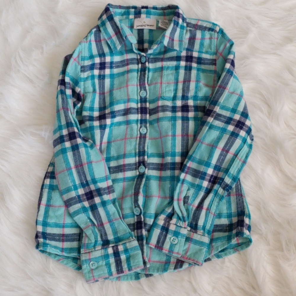 Jumping Beans kids flannel